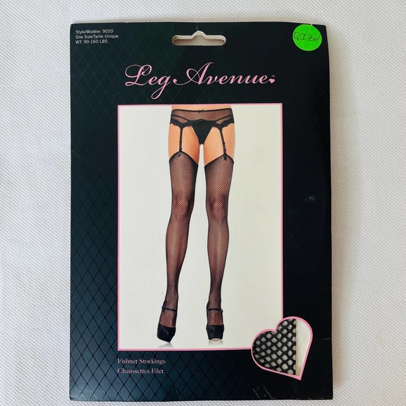 Leg Avenue Accessories - NEW Leg Avenue Women's Black Fishnet Stockings
